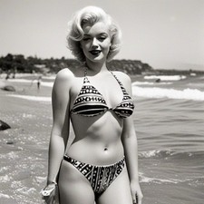 Digital Image Picture Wallpaper Background Desktop Download Marilyn Monroe AI