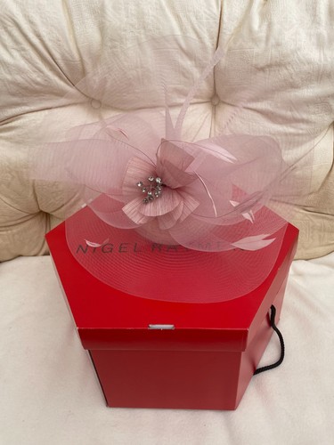 Pink wedding hats - wedding,