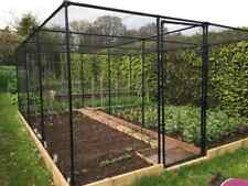 Premium Vegetable & Fruit Garden Cage Kits with Netting H: 1.9m  Black Aluminium