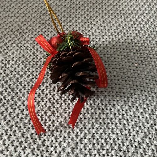 Pine cone christmas decoration - pine,