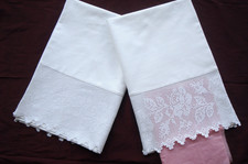 White Pillowcases Vintage