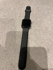 Apple Watch Nike+ 42mm Space Grey Aluminium Case with Black/Volt Sport Band -...