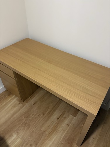 Ikea malm storage desk oak - storage, (oak