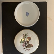 Coalport British Birds Robin Bone China Trinket Box with Lid