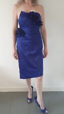 Karen Millen Royal Blue satin dress {and shoes available to buy}