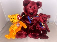 TY Beanie Babies + Buddy BUCKINGHAM + CELEBRATIONS Golden Jubilee Queens Crown