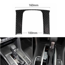 For Honda Civic 2016-2019 Carbon Fiber Central Gear Shift Panel Decorative Trim 