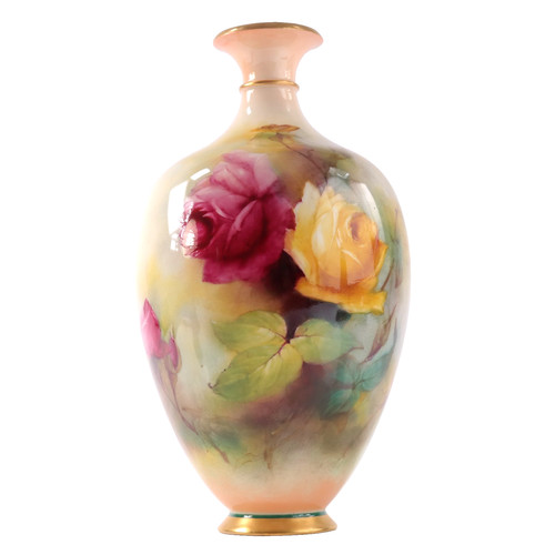 Royal worcester roses vase - royal,