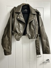 Zara Faux Leather Oversized