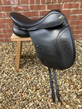 5 DAY TRIAL✅ 17.5" Kent & Masters Dressage Saddle ID DEH 🐴 PICK WIDTH N-XW/XXW