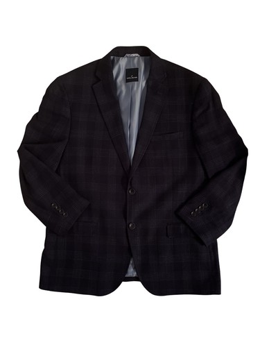 David hechter navy windowpane - hechter,