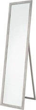 Home Selections Full Length Wooden Freestanding Cheval Mirror, 35x140cm, Grey Wo