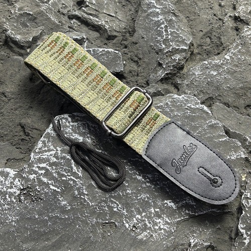 Guitar strap green natural - guitar,