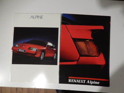 Renault alpine brochures - alpine, v6