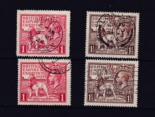 Kgv 1924 wembley sets - gb,