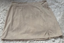 Women’s Beige Corduroy Skirt