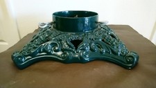 LARGE VERY HEAVY 11.1 KG, CAST IRON DECORATIVE CHRISTMAS TREE STAND