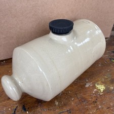 VINTAGE STONE HOT WATER BOTTLE PEARSONS OF CHESTERFIELD TALL BEIGE