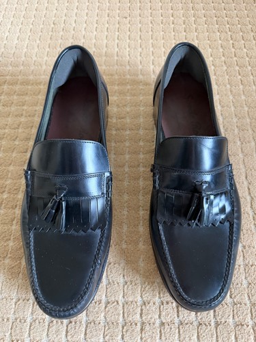 Black penny loafers - penny,