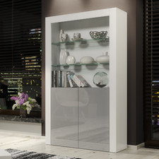 170cm Display Cabinet | White