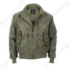 US Tactical Flight Jacket - Olive Drab - Men's Coat American Military All Sizes