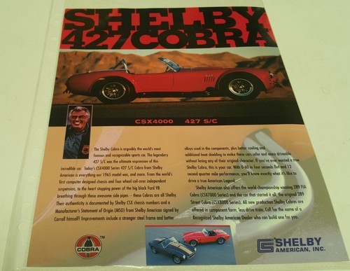 2002 shelby american 427 - shelby,