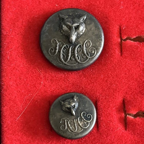 Hunt livery button hurworth - button.,