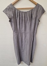 NEW MINUET Women's Grey Dress 12 CG K21