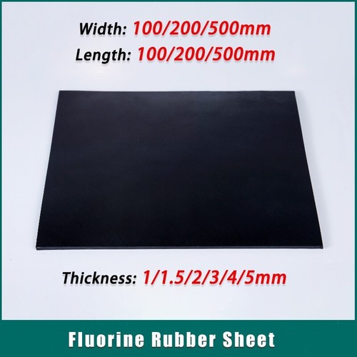Black fluorine rubber sheet - black,