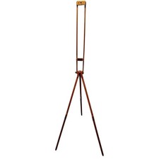 Vintage Leighton Brand Wooden Folding Artist Easel – Adjustable Tripod Stand