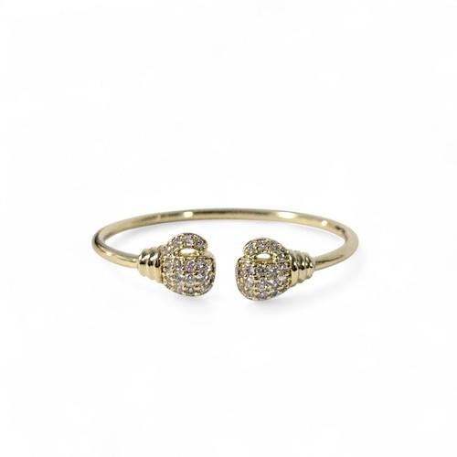 9ct gold baby bangle boxing - baby,