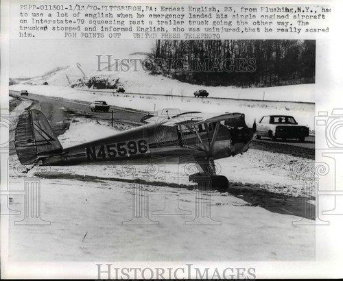 1970 press photo single engine - 1970,