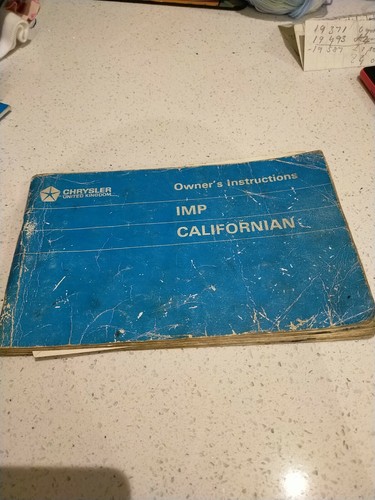 Chrysler hillman imp - chrysler,
