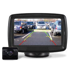 AUTO-VOX Wireless Rear View Reverse Parking Camera 4.3" Monitor Night Vision NEW