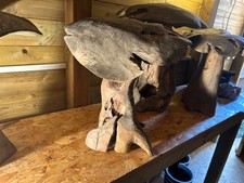 wooden garden mushrooms, 1 piece fully oiled