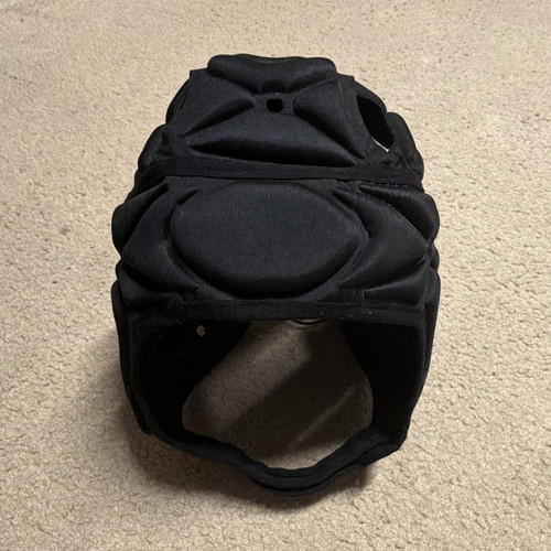 Black padded scrum cap - black,
