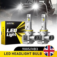 2× 9005 HB3 H10 LED Headlight
