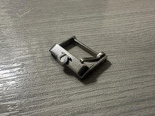 Rare Vintage Syle Gents Watch Strap Buckle Omega 18mm Stainless Steel, Clean