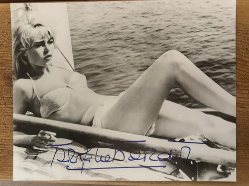 Brigitte bardot signed - bardot,