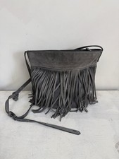 Grey Suede Handbag Shoulder