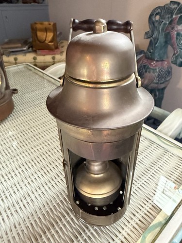 Brass binnacle lantern lamp - lantern,