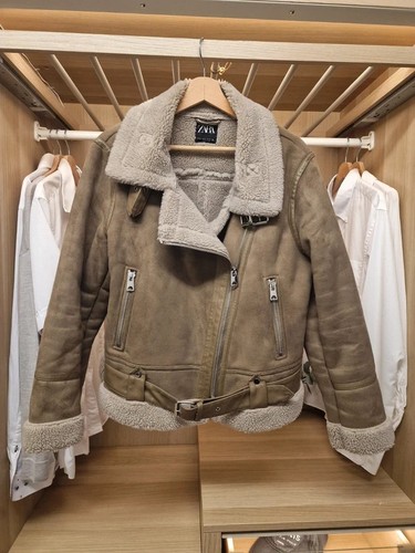 Womens zara size beige zip - zara,