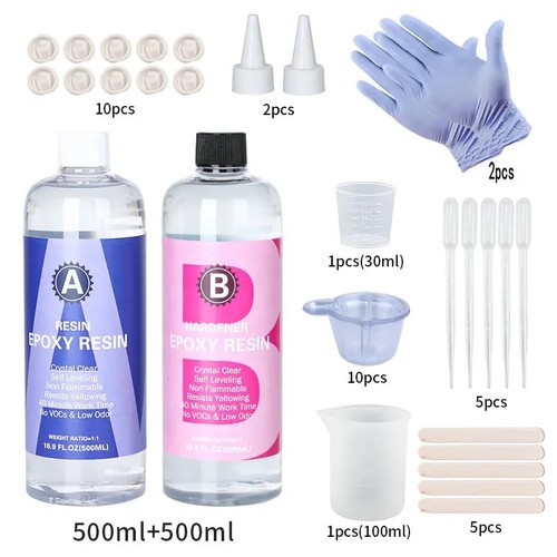Crystal clear epoxy resin - clear,