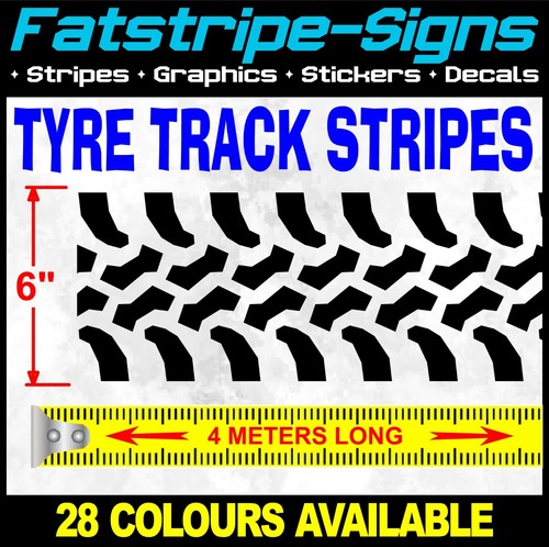 Tyre track car - track, stripes