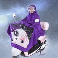 Water Proof Universal Hooded Coat Poncho Rain Cover Cape for Mobility Scooter UK