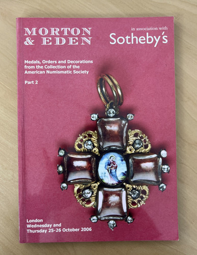 Morton eden medals from - &,