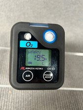 Riken Keiki OX-03 - Portable Personal gas Oxygen Monitor - Japanese - Working