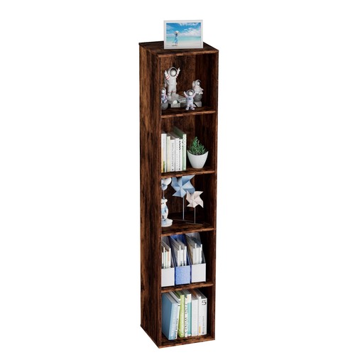 Tier bookshelf retro brown - 5,
