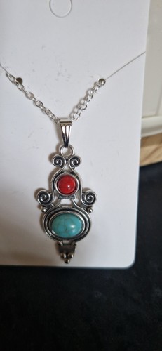 Tibetan silver bohemian red - red, &