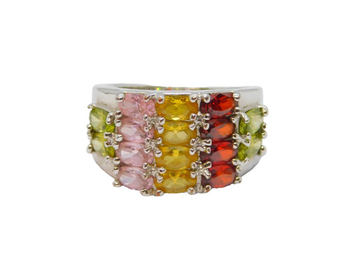 Sterling silver multi colour - sterling,